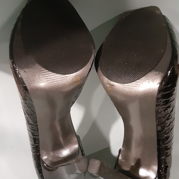 Jessica Simpson open toe heels size 5 1/2 B - Picture 6 of 10